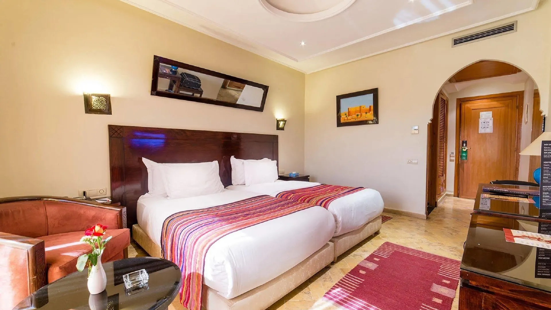 Hotel Les Trois Palmiers Marrákes Marokkó